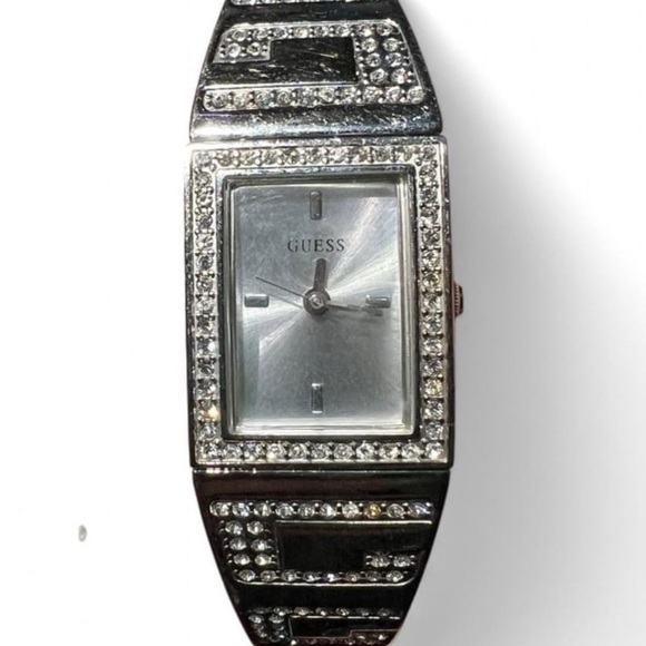 Guess Silver Women's Watch with Crystal Accents - Picture 2 of 7